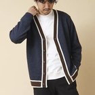 【ノーリーズ グッドマン/NOLLEY'S goodman / MEN】の配色ライン Vネックカーディガン 人気、トレンドファッション・服の通販 founy(ファニー) ファッション Fashion メンズファッション MEN おすすめ Recommend カーディガン Cardigan ギフト プレゼント Gift Present スラックス Slacks デニム Denim ミックス Mix ミドル Middle 冬 Winter thumbnail ネイビー|ID: prp329100004161522 ipo3291000000028724941