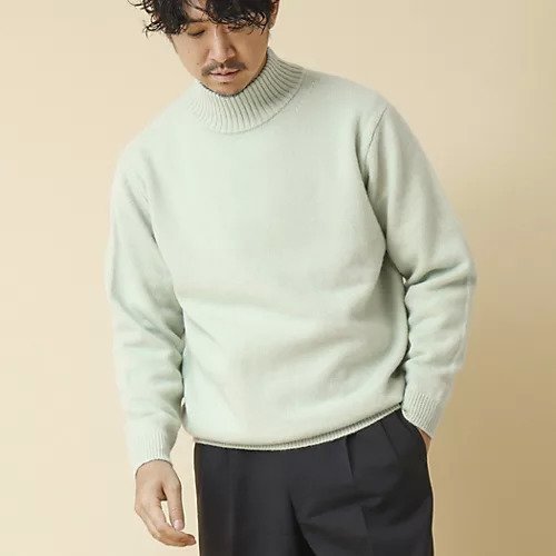 【ノーリーズ グッドマン/NOLLEY'S goodman / MEN】のカシミヤ混 MUSIC ハイネックプルオーバーニット インテリア・キッズ・メンズ・レディースファッション・服の通販 founy(ファニー) https://founy.com/ ファッション Fashion メンズファッション MEN トップス・カットソー Tops/Tshirt/Men ニット Knit Tops おすすめ Recommend なめらか Smooth カシミヤ Cashmere ギフト プレゼント Gift Present シンプル Simple デニム Denim ハイネック High Neck リラックス Relax 冬 Winter |ID: prp329100004161524 ipo3291000000028724944