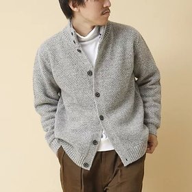 【ノーリーズ グッドマン/NOLLEY'S goodman / MEN】 ミックスカラー スタンドカーディガン人気、トレンドファッション・服の通販 founy(ファニー) ファッション Fashion メンズファッション MEN おすすめ Recommend カーディガン Cardigan ギフト プレゼント Gift Present シンプル Simple ジャケット Jacket スタンダード Standard スタンド Stand デニム Denim ミックス Mix |ID:prp329100004161525