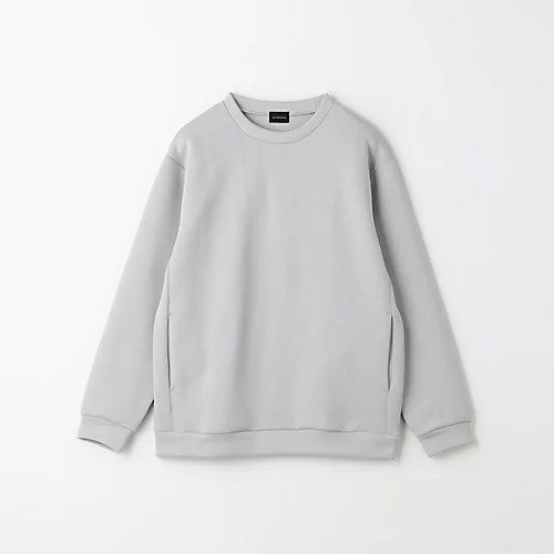 【グリーンレーベルリラクシング/green label relaxing / UNITED ARROWS / MEN】のソフトダンボール クルーネック カットソー インテリア・キッズ・メンズ・レディースファッション・服の通販 founy(ファニー) 　ファッション　Fashion　メンズファッション　MEN　トップス・カットソー　Tops/Tshirt/Men　カットソー　Cut And Sew　シューズ　Shoes　スニーカー　Sneakers　デニム　Denim　LT.GRAY|ID: prp329100004161529 ipo3291000000028724977