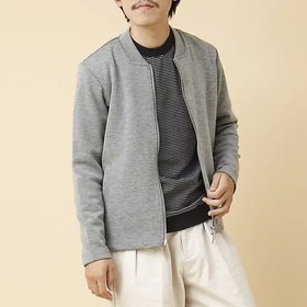 【ノーリーズ グッドマン/NOLLEY'S goodman / MEN】 ダンボールニット MA-1 カーディガン ブルゾン人気、トレンドファッション・服の通販 founy(ファニー) ファッション Fashion メンズファッション MEN カーディガン Cardigan スマート Smart スラックス Slacks デニム Denim ブルゾン Blouson ポケット Pocket |ID:prp329100004161533