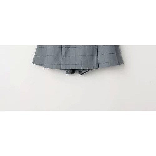 【グリーンレーベルリラクシング/green label relaxing / UNITED ARROWS / KIDS】のTJ チェック キュロット スカート / キッズ 140cm-160cm インテリア・キッズ・メンズ・レディースファッション・服の通販 founy(ファニー) 　ファッション　Fashion　キッズファッション　KIDS　秋　Autumn/Fall　キュロット　Culottes　チェック　Check　プリーツ　Pleats　おすすめ　Recommend　LT.GRAY|ID: prp329100004161553 ipo3291000000028725080