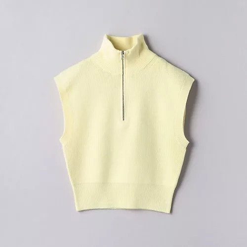 【ユナイテッドアローズ/UNITED ARROWS】のジップ ショート ニットベスト 人気、トレンドファッション・服の通販 founy(ファニー) 　ファッション　Fashion　レディースファッション　WOMEN　アウター　Coat Outerwear　トップス・カットソー　Tops/Tshirt　ニット　Knit Tops　ベスト/ジレ　Gilets/Vests　インナー　Inner　カシミヤ　Cashmere　ショルダー　Shoulder　ショート　Short　ジップ　Zip　ドロップ　Drop　台形　Trapezoid　バランス　Balance　ベスト　Vest　おすすめ　Recommend　 other-1|ID: prp329100004164076 ipo3291000000028761443