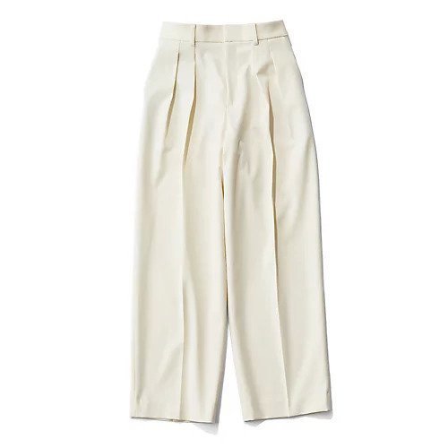 【イーバイエクラ/E by eclat】のワイドテーパードパンツ 人気、トレンドファッション・服の通販 founy(ファニー) 　ファッション　Fashion　レディースファッション　Fashion for Women　パンツ　Pants & Trousers　ストレッチ　Stretch, Stretchy Fabric　フィット　Fit, Slim Fit　フロント　Front, Front Design　ワイド　Wide, Wide Fit　洗える　Machine Washable　other-2|ID: prp329100004166092 ipo3291000000034956587