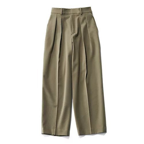 【イーバイエクラ/E by eclat】のワイドテーパードパンツ 人気、トレンドファッション・服の通販 founy(ファニー) 　ファッション　Fashion　レディースファッション　Fashion for Women　パンツ　Pants & Trousers　ストレッチ　Stretch, Stretchy Fabric　フィット　Fit, Slim Fit　フロント　Front, Front Design　ワイド　Wide, Wide Fit　洗える　Machine Washable　other-3|ID: prp329100004166092 ipo3291000000034956589