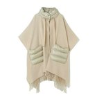 【ヘルノ/HERNO】のダウン使いカシミヤ混ケープ ベージュ|ID: prp329100004166202 ipo3291000000035203595