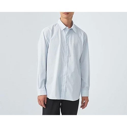 【グリーンレーベルリラクシング/green label relaxing / UNITED ARROWS / MEN】のポリエステル ラッカン レギュラーカラー リラックス シャツ -ストレッチ・吸水速乾- インテリア・キッズ・メンズ・レディースファッション・服の通販 founy(ファニー) 　ファッション　Fashion　メンズファッション　MEN　インナー　Inner　カーディガン　Cardigan　吸水　Water Absorption　シューズ　Shoes　シンプル　Simple　ジャケット　Jacket　ストレッチ　Stretch　スラックス　Slacks　セットアップ　Set Up　ラウンド　Round　リラックス　Relax　レギュラー　Regular　おすすめ　Recommend　エレガント 上品　Elegant　LT.GRAY|ID: prp329100004166217 ipo3291000000028796278