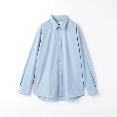 【グリーンレーベルリラクシング/green label relaxing / UNITED ARROWS / MEN】のポリエステル ラッカン レギュラーカラー リラックス シャツ -ストレッチ・吸水速乾- インテリア・キッズ・メンズ・レディースファッション・服の通販 founy(ファニー) 　ファッション　Fashion　メンズファッション　MEN　インナー　Inner　カーディガン　Cardigan　吸水　Water Absorption　シューズ　Shoes　シンプル　Simple　ジャケット　Jacket　ストレッチ　Stretch　スラックス　Slacks　セットアップ　Set Up　ラウンド　Round　リラックス　Relax　レギュラー　Regular　おすすめ　Recommend　エレガント 上品　Elegant　LT.BLUE|ID: prp329100004166217 ipo3291000000028796279