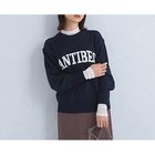 【グリーンレーベル リラクシング / ユナイテッドアローズ/green label relaxing / UNITED ARROWS】のロゴ ニット プルオーバー -ウォッシャブル- NAVY|ID: prp329100004167161 ipo3291000000028813890