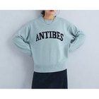 【グリーンレーベル リラクシング / ユナイテッドアローズ/green label relaxing / UNITED ARROWS】のロゴ ニット プルオーバー -ウォッシャブル- LT.BLUE|ID: prp329100004167161 ipo3291000000028813892