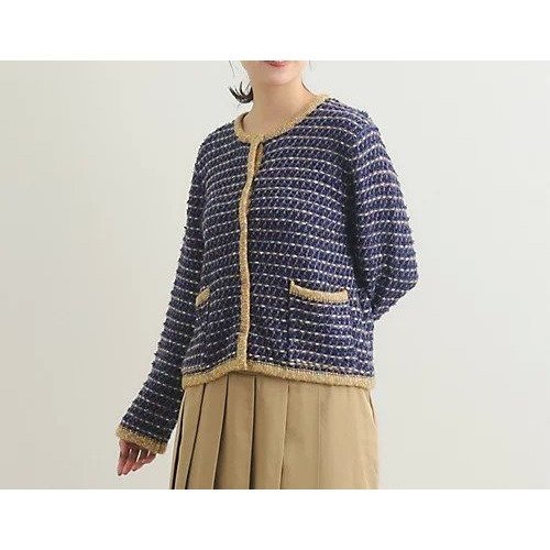 【ローラアシュレイ/LAURA ASHLEY】の【3colors/スナップボタン】ツイードカーディガン インテリア・キッズ・メンズ・レディースファッション・服の通販 founy(ファニー) https://founy.com/ ファッション Fashion レディースファッション WOMEN トップス・カットソー Tops/Tshirt カーディガン Cardigans カーディガン Cardigan ジャケット Jacket スマート Smart ツイード Tweed ポケット Pocket |ID: prp329100004167170 ipo3291000000028813947