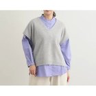 【ローラアシュレイ/LAURA ASHLEY】の【ウールカシミヤ混】Vネックベスト ライトグレー|ID: prp329100004167178 ipo3291000000028814009