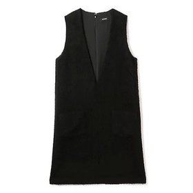 【シンメ/SINME】のディープVネックワンピース 人気、トレンドファッション・服の通販 founy(ファニー) ファッション Fashion レディースファッション WOMEN ワンピース Dress ポケット Pocket |ID:prp329100004167204