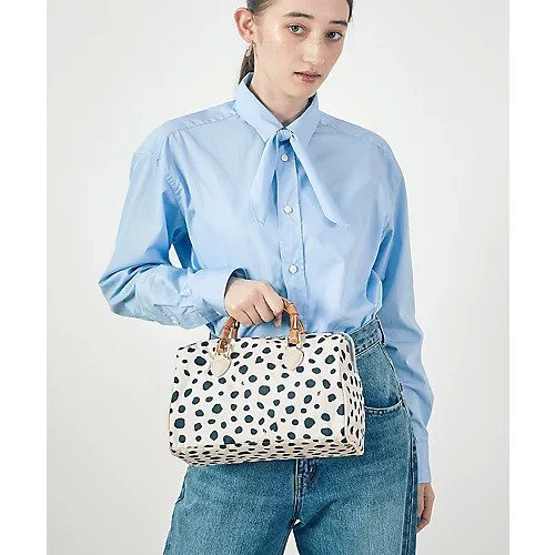 【レスポートサック アトリエ/LeSportsac Atelier】のMED BAMBOO BOSTON2/ブライトセピアダルメシアン インテリア・キッズ・メンズ・レディースファッション・服の通販 founy(ファニー) 　ファッション　Fashion　レディースファッション　WOMEN　コレクション　Collection　軽量　Lightweight　財布　Wallet　ニューヨーク　New York　ビンテージ　Vintage　フォルム　Form　ボストンバッグ　Boston Bag　モダン　Modern　ラップ　Wrap　おすすめ　Recommend　旅行　Travel　ブライトセピアダルメシアン|ID: prp329100004167211 ipo3291000000028814268