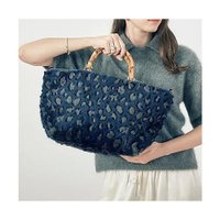 【レスポートサック アトリエ/LeSportsac Atelier】のMEDIUM BAMBOO TOTE 2/ミッドナイトレオパードファー 人気、トレンドファッション・服の通販 founy(ファニー) ファッション Fashion レディースファッション WOMEN バッグ Bag コレクション Collection 軽量 Lightweight 手帳 Pocket Book ニューヨーク New York マグネット Magnet モダン Modern ラップ Wrap レオパード Leopard 旅行 Travel |ID:prp329100004167219