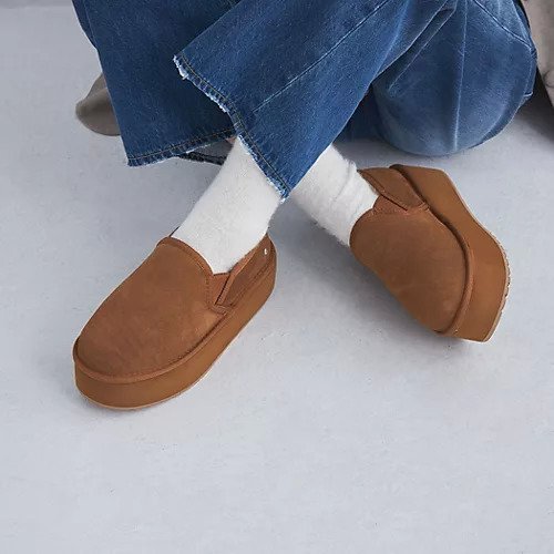 【グリーンレーベル リラクシング / ユナイテッドアローズ/green label relaxing / UNITED ARROWS】のStinger Reef Flatform ショート ムートンスリッポン インテリア・キッズ・メンズ・レディースファッション・服の通販 founy(ファニー) 　ファッション　Fashion　レディースファッション　WOMEN　厚底　Platforms　軽量　Lightweight　シューズ　Shoes　ショート　Short　人気　Popularity　MD.BROWN|ID: prp329100004167285 ipo3291000000028814518