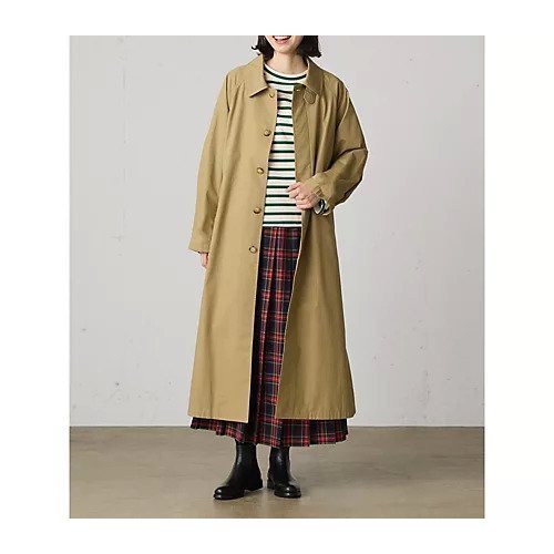 【ミディウミ/MidiUmi】のステンカラーコート インテリア・キッズ・メンズ・レディースファッション・服の通販 founy(ファニー) 　ファッション　Fashion　レディースファッション　WOMEN　アウター　Coat Outerwear　コート　Coats　フロント　Front　定番　Standard　ベージュ|ID: prp329100004167422 ipo3291000000028814974