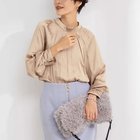 【ノーリーズソフィー/NOLLEY'S sophi】のビンテージサテン2WAYブラウス 人気、トレンドファッション・服の通販 founy(ファニー) ファッション Fashion レディースファッション WOMEN トップス・カットソー Tops/Tshirt シャツ/ブラウス Shirts/Blouses 2024年 2024 2024-2025秋冬・A/W Aw/Autumn/Winter/Fw/Fall/2024-2025 インナー Inner ジャケット Jacket thumbnail キャメル|ID: prp329100004168393 ipo3291000000028831735