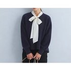 【グリーンレーベル リラクシング / ユナイテッドアローズ/green label relaxing / UNITED ARROWS】のFOXブレンド フォルム Vネック プルオーバー ニット NAVY|ID:prp329100004168394