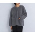 【グリーンレーベル リラクシング / ユナイテッドアローズ/green label relaxing / UNITED ARROWS】のFOXブレンド セッケツ ノーカラー ニット カーディガン DK.GRAY|ID: prp329100004168399 ipo3291000000028831770