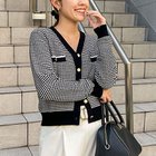 【ノーリーズ/NOLLEY'S】のスレッドボーダーVネックカーディガン 人気、トレンドファッション・服の通販 founy(ファニー) ファッション Fashion レディースファッション WOMEN トップス・カットソー Tops/Tshirt カーディガン Cardigans Vネック V-Neck 2024年 2024 2024-2025秋冬・A/W Aw/Autumn/Winter/Fw/Fall/2024-2025 おすすめ Recommend カーディガン Cardigan コンパクト Compact シンプル Simple ワイド Wide thumbnail ブラック系その他|ID: prp329100004168400 ipo3291000000028831772