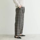 【ザ ショップ ティーケー/THE SHOP TK】の【洗える】TR両面起毛ベーシックワイドパンツ チャコールグレー|ID: prp329100004168416 ipo3291000000028831879