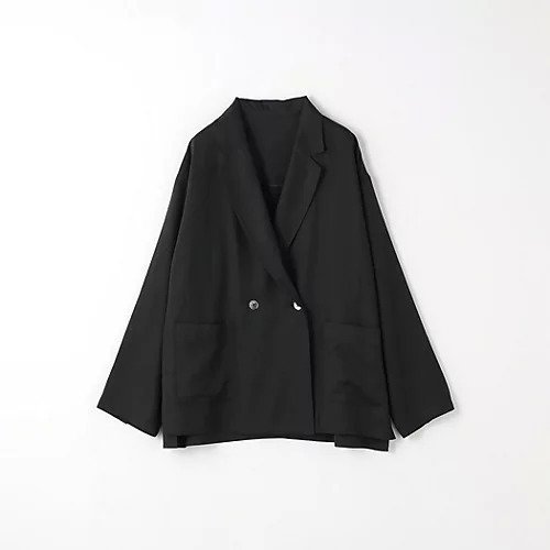 【グリーンレーベル リラクシング / ユナイテッドアローズ/green label relaxing / UNITED ARROWS】の[size SHORTあり]ツイル ライト ジャケット インテリア・キッズ・メンズ・レディースファッション・服の通販 founy(ファニー) 　ファッション　Fashion　レディースファッション　WOMEN　アウター　Coat Outerwear　ジャケット　Jackets　春　Spring　秋　Autumn/Fall　クール　Cool　今季　This Season　ジャケット　Jacket　スリット　Slit　ツイル　Twill　デニム　Denim　フロント　Front　ポケット　Pocket　ワイド　Wide　S/S・春夏　Ss・Spring/Summer　おすすめ　Recommend　夏　Summer　ビジネス 仕事 通勤　Business　BLACK|ID: prp329100004168459 ipo3291000000028832054