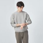 【グリーンレーベルリラクシング/green label relaxing / UNITED ARROWS / MEN】のスリーシーズン ガーター編み 長袖 モックネック カットソー -マシンウォッシャブル- LT.GRAY|ID: prp329100004168509 ipo3291000000028832290