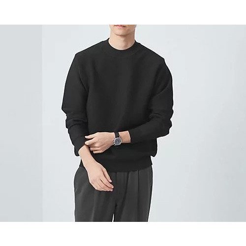 【グリーンレーベルリラクシング/green label relaxing / UNITED ARROWS / MEN】のスリーシーズン ガーター編み 長袖 モックネック カットソー -マシンウォッシャブル- インテリア・キッズ・メンズ・レディースファッション・服の通販 founy(ファニー) 　ファッション　Fashion　メンズファッション　MEN　トップス・カットソー　Tops/Tshirt/Men　インナー　Inner　春　Spring　秋　Autumn/Fall　カットソー　Cut And Sew　ジャケット　Jacket　タートルネック　Turtleneck　長袖　Long Sleeve　ブルゾン　Blouson　モックネック　Mock Neck　冬　Winter　おすすめ　Recommend　BLACK|ID: prp329100004168509 ipo3291000000028832291