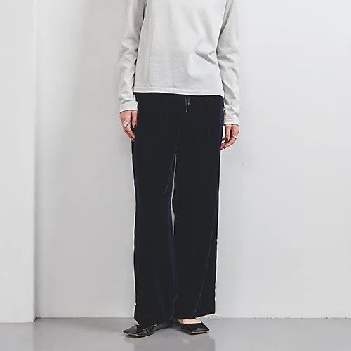 【ユナイテッドアローズ/UNITED ARROWS】のベルベット イージーパンツ 人気、トレンドファッション・服の通販 founy(ファニー) 　ファッション　Fashion　レディースファッション　WOMEN　パンツ　Pants　ジャケット　Jacket　スタンダード　Standard　ツイスト　Twist　ドローコード　Draw Cord　ベルベット　Velvet　ポケット　Pocket　リラックス　Relax　おすすめ　Recommend　 other-1|ID: prp329100004169960 ipo3291000000028851356