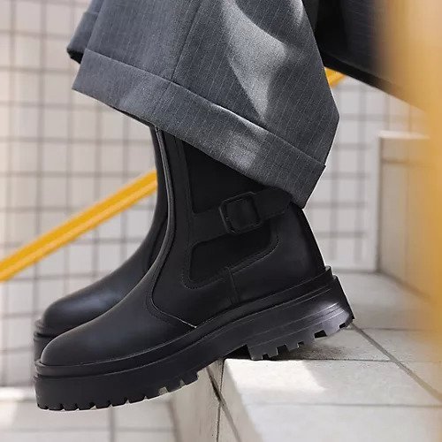 【スアデオ/suadeo】のベルト付サイドゴアブーツ 人気、トレンドファッション・服の通販 founy(ファニー) 　ファッション　Fashion　レディースファッション　WOMEN　ベルト　Belts　クッション　Cushion　バランス　Balance　フィット　Fit　リラックス　Relax　おすすめ　Recommend　エレガント 上品　Elegant　other-3|ID: prp329100004169986 ipo3291000000031285906