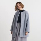 【グローブ/grove】のショートシャギーノーカラーコート 人気、トレンドファッション・服の通販 founy(ファニー) ファッション Fashion レディースファッション WOMEN アウター Coat Outerwear コート Coats ショート Short シンプル Simple スマート Smart スリーブ Sleeve チュール Tulle デニム Denim バランス Balance フェミニン Feminine プリーツ Pleats ポケット Pocket ミドル Middle リラックス Relax おすすめ Recommend 2024年 2024 2024-2025秋冬・A/W Aw/Autumn/Winter/Fw/Fall/2024-2025 thumbnail ブルー|ID: prp329100004170033 ipo3291000000028852124