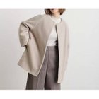 【グローブ/grove】のショートシャギーノーカラーコート 人気、トレンドファッション・服の通販 founy(ファニー) ファッション Fashion レディースファッション WOMEN アウター Coat Outerwear コート Coats ショート Short シンプル Simple スマート Smart スリーブ Sleeve チュール Tulle デニム Denim バランス Balance フェミニン Feminine プリーツ Pleats ポケット Pocket ミドル Middle リラックス Relax おすすめ Recommend 2024年 2024 2024-2025秋冬・A/W Aw/Autumn/Winter/Fw/Fall/2024-2025 thumbnail グレージュ|ID: prp329100004170033 ipo3291000000028852127