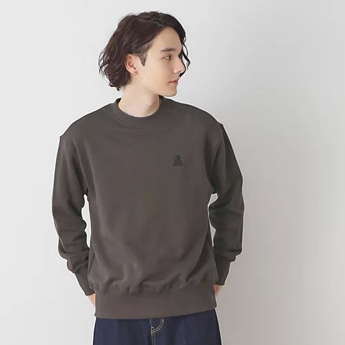 【デッサン/Dessin / MEN】のベアワンポイントスウェット インテリア・キッズ・メンズ・レディースファッション・服の通販 founy(ファニー) 　ファッション　Fashion　メンズファッション　MEN　オーガニック　Organic　スマート　Smart　トレーナー　Trainer　モチーフ　Motif　ワンポイント　One Point　チャコールグレー|ID: prp329100004170091 ipo3291000000029580461