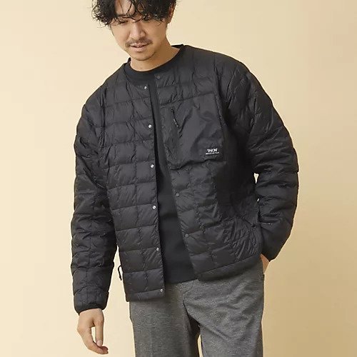 【ノーリーズ グッドマン/NOLLEY'S goodman / MEN】の【TAION/タイオン】マウンテン クルーネック ライトダウンジャケット 24AW インテリア・キッズ・メンズ・レディースファッション・服の通販 founy(ファニー) 　ファッション　Fashion　メンズファッション　MEN　ジャケット　Jacket　ダウン　Down　ドローコード　Draw Cord　パッチ　Patch　ポケット　Pocket　2024年　2024　旅行　Travel　2024-2025秋冬・A/W　Aw/Autumn/Winter/Fw/Fall/2024-2025　ブラック|ID: prp329100004170101 ipo3291000000028852560