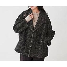 【アンタイトル/UNTITLED】 ミドル丈へリンボンPコート人気、トレンドファッション・服の通販 founy(ファニー) ファッション Fashion レディースファッション WOMEN アウター Coat Outerwear コート Coats Pコート Pea Coats ショルダー Shoulder スマート Smart スリーブ Sleeve ドロップ Drop バランス Balance ヘリンボン Herringbone ポケット Pocket ミドル Middle |ID:prp329100004171696