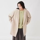 【アンタイトル/UNTITLED】のショールカラーコート 人気、トレンドファッション・服の通販 founy(ファニー) ファッション Fashion レディースファッション WOMEN アウター Coat Outerwear コート Coats おすすめ Recommend コクーン Cocoon ショール Shawl ジャージ Jersey スマート Smart フェミニン Feminine ポケット Pocket thumbnail グレージュ|ID: prp329100004171697 ipo3291000000028871836