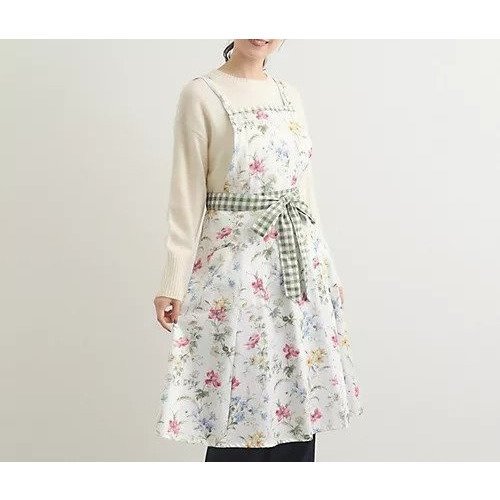 【ローラアシュレイホーム/LAURA ASHLEY HOME / GOODS】のポピー メドウ柄 エプロン インテリア・キッズ・メンズ・レディースファッション・服の通販 founy(ファニー) 　スマート　Smart　フェミニン　Feminine　プリント　Print　ポケット　Pocket　アイボリー|ID: prp329100004171705 ipo3291000000029605089