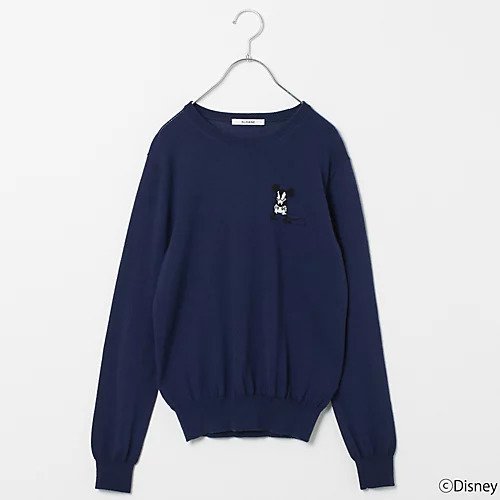 【スローン/SLOANE】の14G天竺/ MICKEY MOUSE/ クルーネック 人気、トレンドファッション・服の通販 founy(ファニー) 　ファッション　Fashion　レディースファッション　WOMEN　シンプル　Simple　モチーフ　Motif　ワンポイント　One Point　 other-1|ID: prp329100004173351 ipo3291000000028908539