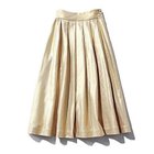 【トゥエルブクローゼット/12closet】の【DEAR DAYS】【洗える】箔プリントタックスカート 人気、トレンドファッション・服の通販 founy(ファニー) ファッション Fashion レディースファッション Fashion for Women スカート Skirts ツイル Twist, Twisted Detail プリント Print, Printed Pattern リネン Linen, Linen Fabric エレガント 上品 Elegant 洗える Machine Washable thumbnail ゴールド|ID: prp329100004173363 ipo3291000000034955945