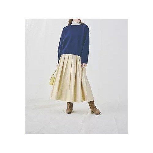 【トゥエルブクローゼット/12closet】の【DEAR DAYS】【洗える】箔プリントタックスカート 人気、トレンドファッション・服の通販 founy(ファニー) 　ファッション　Fashion　レディースファッション　Fashion for Women　スカート　Skirts　ツイル　Twist, Twisted Detail　プリント　Print, Printed Pattern　リネン　Linen, Linen Fabric　エレガント 上品　Elegant　洗える　Machine Washable　other-2|ID: prp329100004173363 ipo3291000000034955947