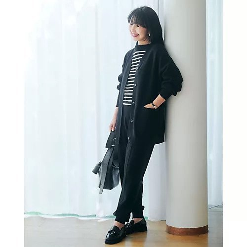 【トゥエルブクローゼット/12closet】の【コラボ】【洗える】コットンカシミヤニット ジョグパンツ 人気、トレンドファッション・服の通販 founy(ファニー) 　ファッション　Fashion　レディースファッション　Fashion for Women　パンツ　Pants & Trousers　カーディガン　Cardigan, Knitwear　コラボ　Collaboration, Collab　ボトム　Bottoms, Lower Wear　リラックス　Relax, Relaxed Fit　洗える　Machine Washable　other-3|ID: prp329100004173367 ipo3291000000034956603