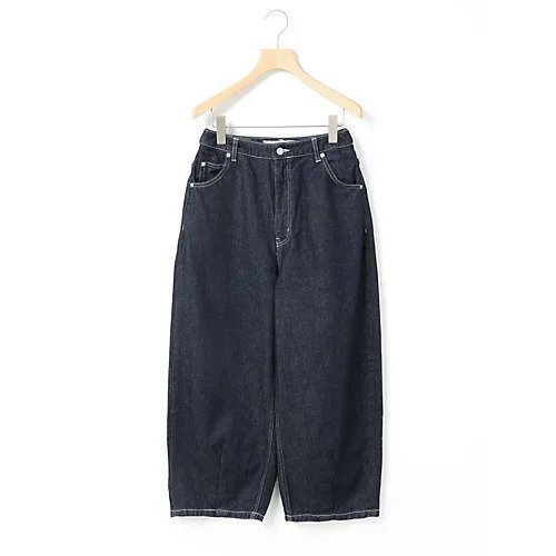 【ミディウミ/MidiUmi】のハイウエスト カーブデニム インテリア・キッズ・メンズ・レディースファッション・服の通販 founy(ファニー) 　ファッション　Fashion　レディースファッション　WOMEN　デニム　Denim　今季　This Season　再入荷　Restock/Back In Stock/Re Arrival　定番　Standard　ネイビー|ID: prp329100004173368 ipo3291000000028908608