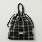 【オブラダ/Oblada】の【LEE別注】CHECK SACK TOTE(TARTAN CHECK) 人気、トレンドファッション・服の通販 founy(ファニー) ファッション Fashion レディースファッション WOMEN バッグ Bag スクエア Square チェック Check エレガント 上品 Elegant 人気 Popularity 今季 This Season 別注 Special Order 定番 Standard 巾着 Purse thumbnail 【LEE別注】BLACK|ID: prp329100004173376 ipo3291000000028908674