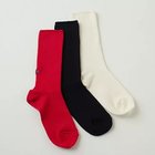 【オブラダ/Oblada】の【洗える】PACK SOCKS 人気、トレンドファッション・服の通販 founy(ファニー) ファッション Fashion レディースファッション WOMEN ソックス Socks ソックス Socks ワンポイント One Point 洗える Washable thumbnail マルチ(ブラック、アイボリー、レッド)|ID: prp329100004173388 ipo3291000000028908791