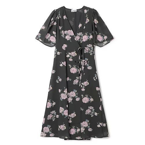 【ガニー/GANNI】のFluid Crepe Wrap Midi Dress インテリア・キッズ・メンズ・レディースファッション・服の通販 founy(ファニー) https://founy.com/ ファッション Fashion レディースファッション Fashion for Women ワンピース Dresses フォーマル・パーティードレス・結婚式用ドレス Elegant & Casual Dresses 2024年 2024 2024-2025秋冬・A/W Autumn/Winter 2024–25 AW24–25 カシュクール Wrap Design ドレス Dress, One-Piece フロント Front, Front Design プリント Print, Printed Pattern リボン Ribbon, Bow エレガント 上品 Elegant 洗える Machine Washable |ID: prp329100004174113 ipo3291000000033629010