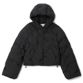 【ガニー/GANNI】のNylon Tech Puffer Short Jacket 人気、トレンドファッション・服の通販 founy(ファニー) ファッション Fashion レディースファッション WOMEN アウター Coat Outerwear ジャケット Jackets 2024年 2024 2024-2025秋冬・A/W Aw/Autumn/Winter/Fw/Fall/2024-2025 エンブロイダリー Embroidery コンパクト Compact ジップ Zip ジャケット Jacket ダウン Down フロント Front |ID:prp329100004174896