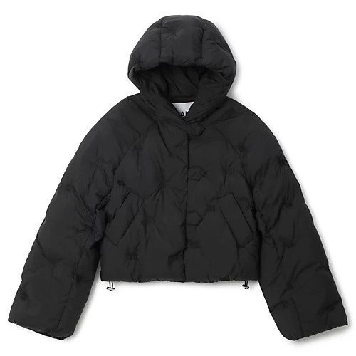 【ガニー/GANNI】のNylon Tech Puffer Short Jacket 人気、トレンドファッション・服の通販 founy(ファニー) 　ファッション　Fashion　レディースファッション　WOMEN　アウター　Coat Outerwear　ジャケット　Jackets　2024年　2024　2024-2025秋冬・A/W　Aw/Autumn/Winter/Fw/Fall/2024-2025　エンブロイダリー　Embroidery　コンパクト　Compact　ジップ　Zip　ジャケット　Jacket　ダウン　Down　フロント　Front　 other-1|ID: prp329100004174896 ipo3291000000028927194