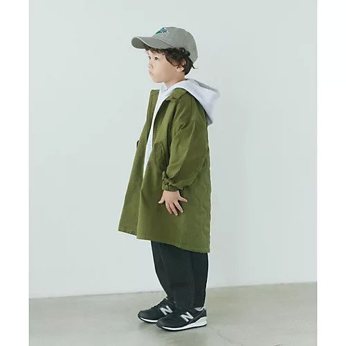 【グリーンレーベルリラクシング/green label relaxing / UNITED ARROWS / KIDS】のTJ キルト 切り替え モッズコート / キッズ 110cm-130cm インテリア・キッズ・メンズ・レディースファッション・服の通販 founy(ファニー) 　ファッション　Fashion　キッズファッション　KIDS　春　Spring　秋　Autumn/Fall　キルティング　Quilting　キルト　Quilt　デニム　Denim　ボトム　Bottom　モッズコート　Mod Coat　おすすめ　Recommend　OLIVE|ID: prp329100004175301 ipo3291000000028928185