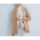 【グリーンレーベル リラクシング / ユナイテッドアローズ/green label relaxing / UNITED ARROWS】のFOXブレンド ミドル ニット カーディガン BEIGE|ID:prp329100004179923